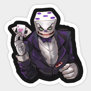 King Dice Sticker